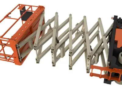 Scissor Lift 3D model 4