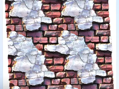 Stylized Wall Seamless Texture Texture 135