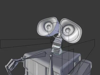 RIGGED Wall-E 3D model