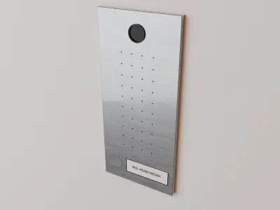 Door bell intercom 3D model