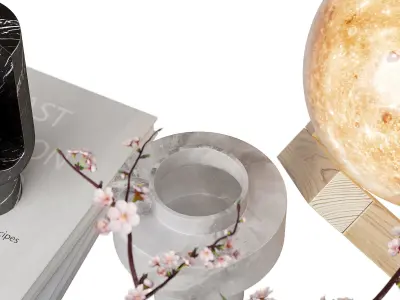 Decorative set 21 3D model buy