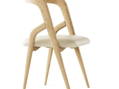 Progetto dining chair 3D model