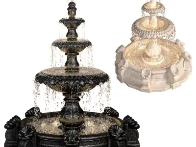 fountain 24 3D model
