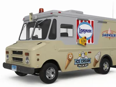  Vintage Ice Cream Truck 