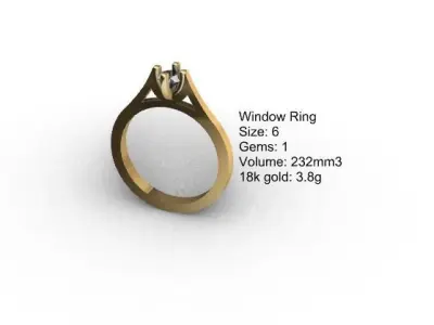 Window Ring  3D print model