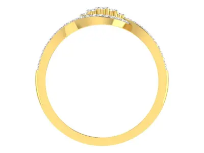 Solitaire Engagement Ring 3dm STL OBJ FBX Render Details 3D print model order