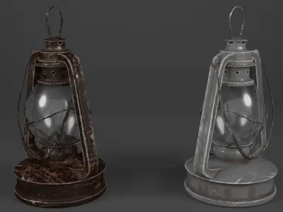 kerosene lantern 3D model