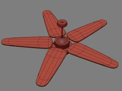 Ceiling Fan 03 Low-poly 3D model