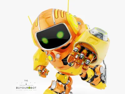HUGE CUTE ROBOT II 3D model