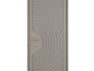 Entrance door set234 3D model