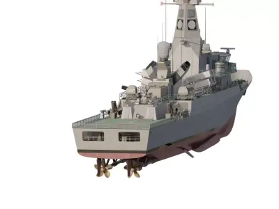 ADVANCED CORVETTE BASED ON AVANTE 2200 3D model