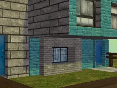 House model 3D model Free low-poly 3D model