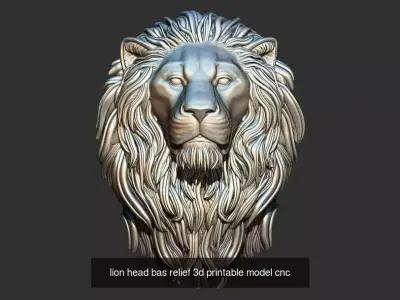  LIONS 3D PRINTABLE MODLES  3D Model Pack