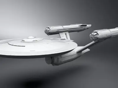 SNW Discovery Enterprise Scale model 3D print model