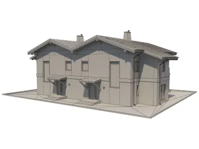 Chalet House 6 3D model