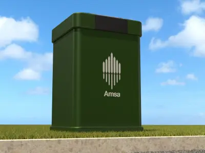 Milan Recycle Bin 3D model