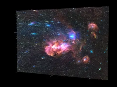 Running Chicken Nebula 3D model