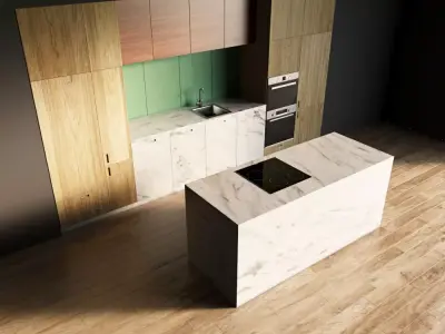 9-Kitchen9 texture 1 3D model