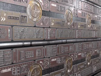 Sci-Fi textures - 3colors PBR Texture