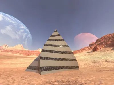 Pyramid Building 3D model