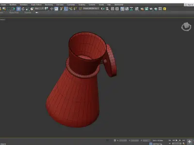 Clarkson Small Single Pivoting Sconce Light Low-poly 3D model