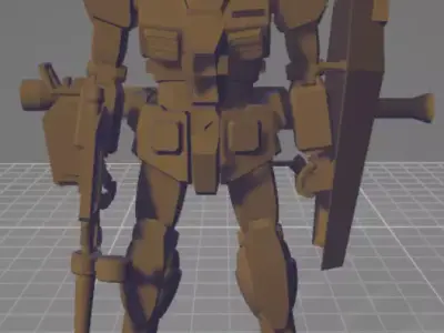 RX-78-2 Gundam  3D print model 3D print model