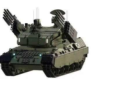 MEDIUM RANGE COMBINED MISSILE SYSTEM 3D model