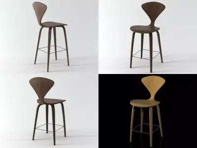 Cherner barstool 3D model