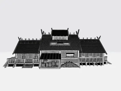 House Viking farmer 3D print model