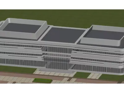 Modern Office Building 3D model