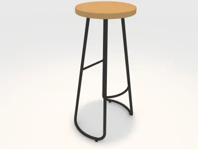 Collection Bar Stool 2 3D Model Pack