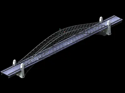 Future World - Sydney Bridge 3D model