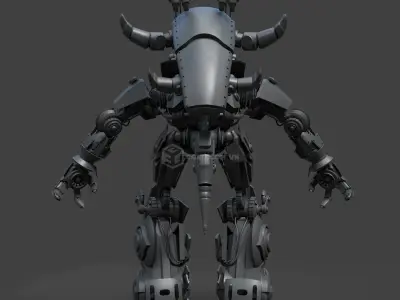 Fizza Robo Model- Highpoly 3D model