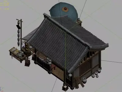 Beijing City Construction - grocery store 06 3D model