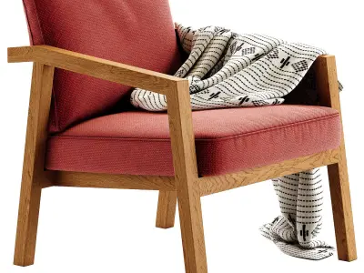 SVELTE T Easy Chair By PARLA 3D model