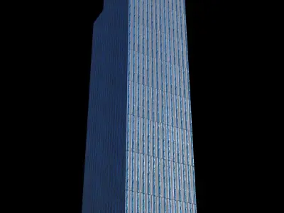 111 West 57th Street - NYC Low-poly 3D model