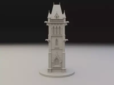 Medieval tower 3D print model