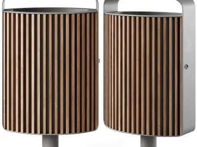 Litter bin Lena by mmcite 3D model