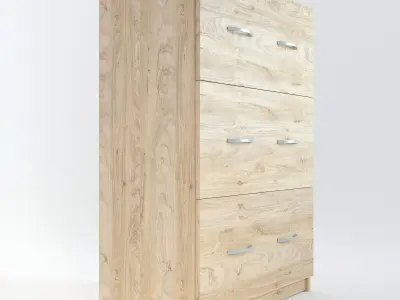 Wooden Cabinet 17 3D model