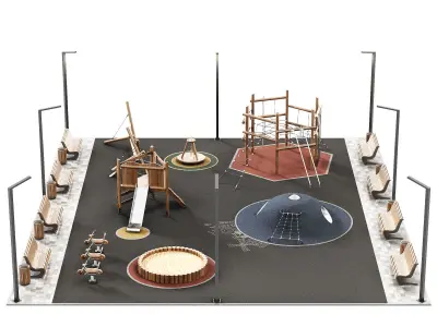 Playground 3D model