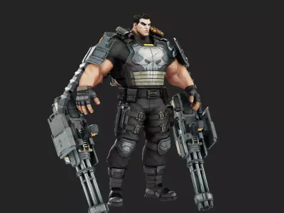 Punisher 3D model