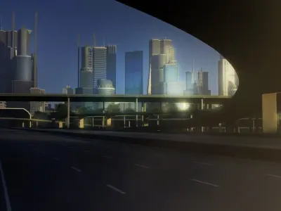 Freeway05 City 3D model