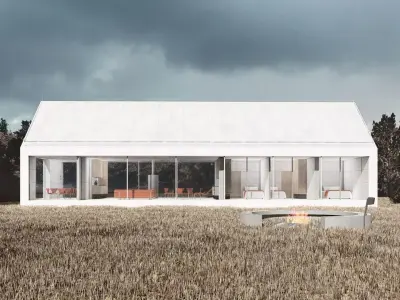 Modern Forest House  3D model