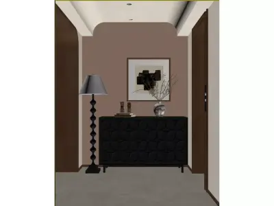  Vintage entryway design 3D model