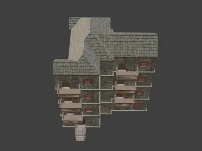 House Model 34 Low-poly 3D model