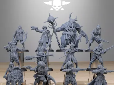 Corrupted Guard Lechers 3D print model