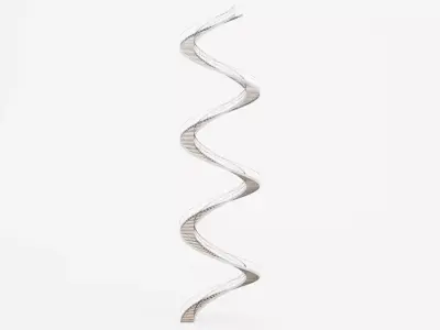 Spiral Staircase V1 - Modern Interior Stairs Low-poly 3D model