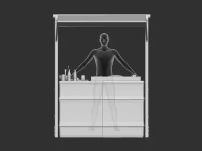 MEXICAN STREET FOOD PROPS TAQUERIA 3D print model