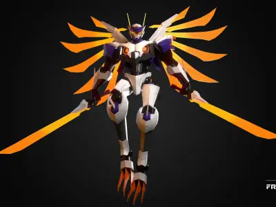 Saber Codename Storm Mobile Legends Bang bang Low-poly 3D model