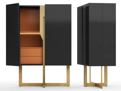 Mirage Cabinet By Cantori 3D model